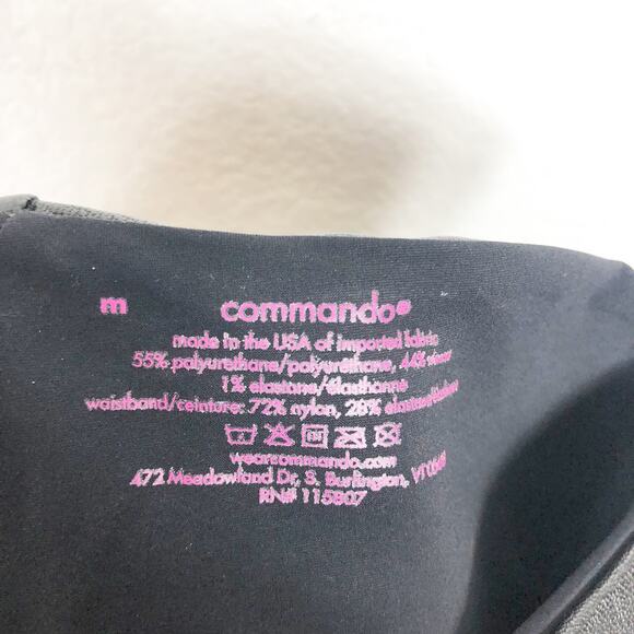 Commando Black Perfect Control Faux Leather High Rise Legging Medium - Picture 5 of 13